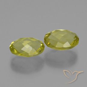 Pedras preciosas de quartzo amarelo natural de 4,52 ct, corte oval, VVS-VS