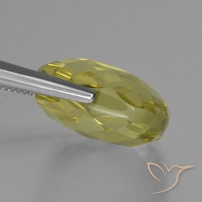 Quartzo Luz amarela Natural 27.82ct, Almofada, VVS-VS