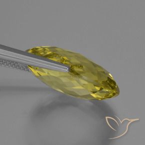 Quartzo Amarelo Abacaxi Natural 15.69ct, oval, VVS