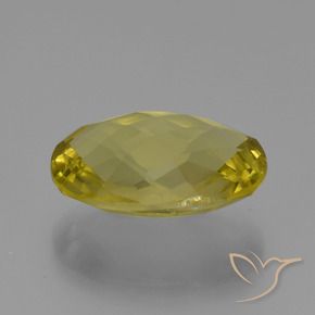 Quartzo Amarelo Abacaxi Natural 15.00ct, oval, VVS-VS