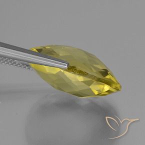 Quartzo Amarelo Abacaxi Natural 15.00ct, oval, VVS-VS
