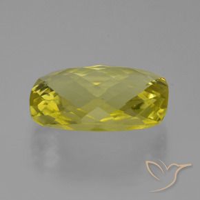 Quartzo Luz amarela Natural 14.63ct, Almofada, VVS