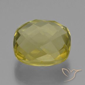 Quartzo Luz amarela Natural 28.09ct, Almofada, VVS-VS