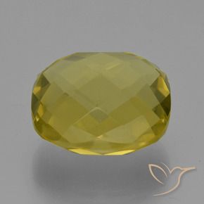 Quartzo Luz amarela Natural 27.10ct, Almofada, VVS-VS