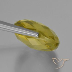 Quartzo Luz amarela Natural 27.10ct, Almofada, VVS-VS