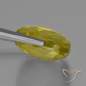 Quartzo Luz amarela Natural 28.20ct, Almofada, VVS