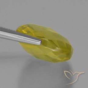 Quartzo Amarelo claro médio Natural 26.94ct, Almofada, VVS