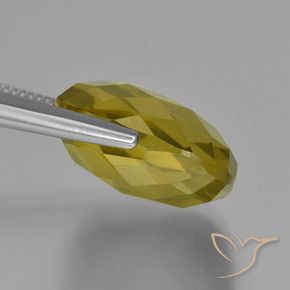 Quartzo Luz amarela Natural 25.94ct, Almofada, VVS-VS