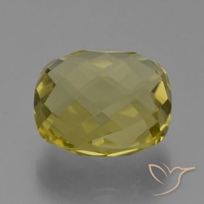 Quartzo Amarelo Abacaxi Natural 25.97ct, Almofada, VVS