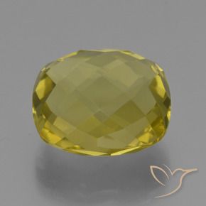 Quartzo Amarelo claro médio Natural 26.11ct, Almofada, VVS-VS