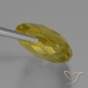Quartzo Amarelo Abacaxi Natural 27.26ct, Almofada, VVS