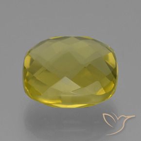 Quartzo Luz amarela Natural 27.04ct, Almofada, VVS