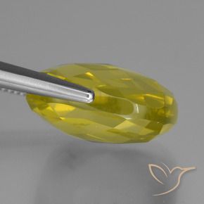 Quartzo Luz amarela Natural 27.04ct, Almofada, VVS