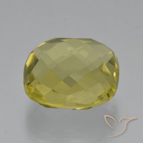 Quartzo Amarelo Abacaxi Natural 26.82ct, Almofada, VVS