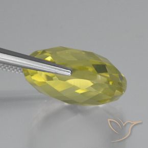 Quartzo Amarelo Abacaxi Natural 26.45ct, Almofada, VVS