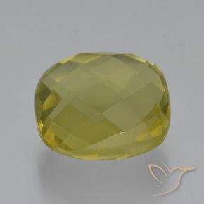 Quartzo Luz amarela Natural 27.26ct, Almofada, VVS-VS