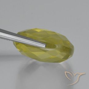 Quartzo Luz amarela Natural 27.26ct, Almofada, VVS-VS