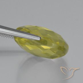 Quartzo Luz amarela Natural 26.21ct, Almofada, VVS-VS