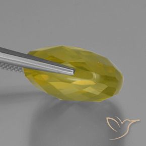 Quartzo Amarelo Abacaxi Natural 26.50ct, Almofada, VS