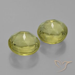 Pedras preciosas de Quartzo amarelo médio natural de 7.73 ct, Redondo, Transparente