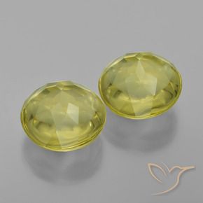 Pedras preciosas de Quartzo amarelo médio natural de 7.74 ct, Redondo, Transparente