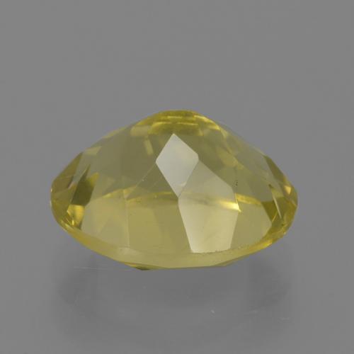 Quartzo amarelo natural 3,51ct, corte oval, VS