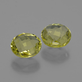 Pedras preciosas de quartzo amarelo natural de  ct, corte redondo, VVS