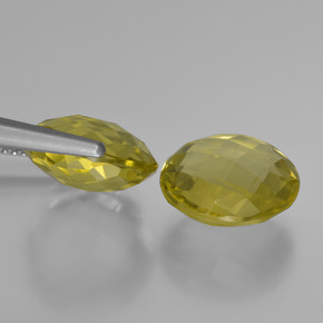 Pedras preciosas de quartzo amarelo natural de  ct, corte redondo, VVS-VS