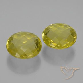 Pedras preciosas de Quartzo Amarelo Abacaxi natural de 10.43 ct, Redondo, VVS-VS