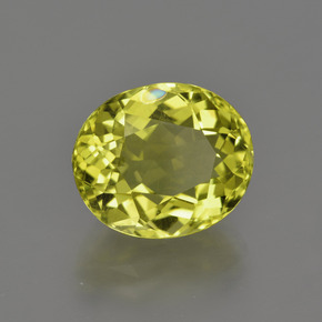 Quartzo Limão Natural 5.27ct, Corte Oval, VS