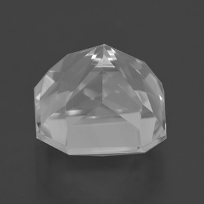 Quartzo Branco Natural 9.05ct, Corte Esmeralda, VVS-VS