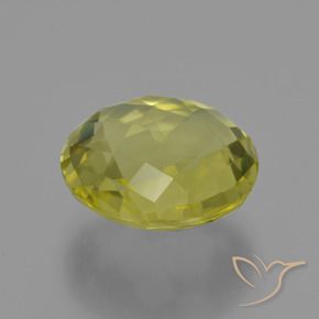 Quartzo amarelo natural 5,31ct, corte redondo, VVS-VS