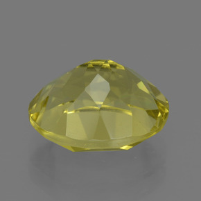 Quartzo amarelo natural 3,59ct, corte oval, VS
