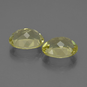 Pedras preciosas de quartzo amarelo natural de 7,11 ct, corte oval, VS