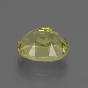 Quartzo amarelo natural 3,76ct, corte oval, VVS