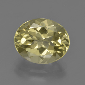 Quartzo Lagoa Amarela Natural 3.38ct, Corte Oval, VVS-VS