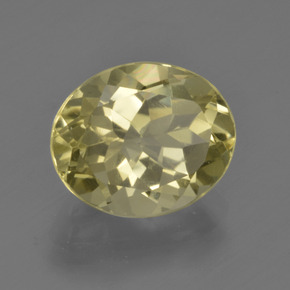 Quartzo Lagoa Amarela Natural 3.38ct, Corte Oval, VVS-VS