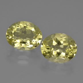 Pedras preciosas de quartzo amarelo natural de 7,36 ct, corte oval, VVS-VS