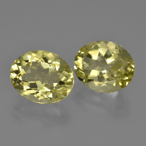 Pedras preciosas de quartzo amarelo natural de 7,36 ct, corte oval, VVS-VS