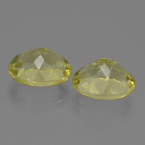 Pedras preciosas de quartzo amarelo natural de 7,36 ct, corte oval, VVS-VS