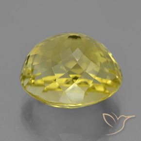 Quartzo Amarelo claro médio Natural 18.09ct, oval, VVS-VS