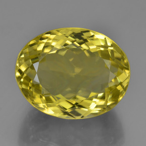 Quartzo Amarelo Abacaxi Natural 16.04ct, Corte Oval, VVS-VS