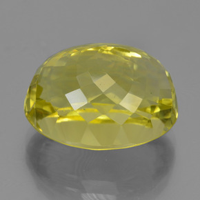 Quartzo Amarelo Abacaxi Natural 16.04ct, Corte Oval, VVS-VS