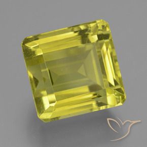 Quartzo Milho amarelo Natural 17.49ct, Corte Octógono / Esmeralda, VVS-VS