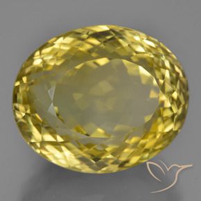 Quartzo amarelo médio Natural 28.14ct, oval, VVS