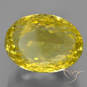 Quartzo Abelha Amarela Natural 27.92ct, oval, VVS-VS