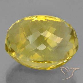 Quartzo Abelha Amarela Natural 27.92ct, oval, VVS-VS