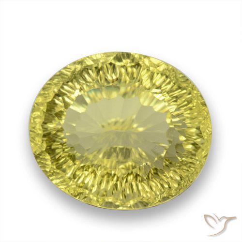 31.29ct Natural amarelo médio Quartzo, oval, VVS