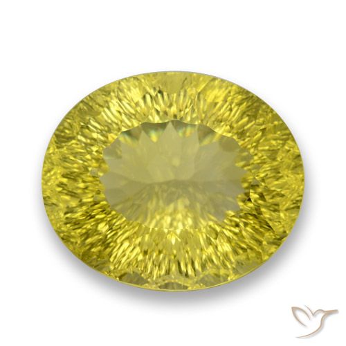 41.57ct Natural Luz amarela Quartzo, oval, VVS
