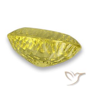 Quartzo Amarelo Abacaxi Natural 61.96ct, oval, VVS